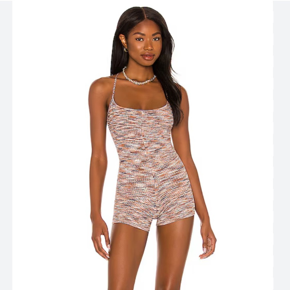 NWT NBD Tropic Knit Romper